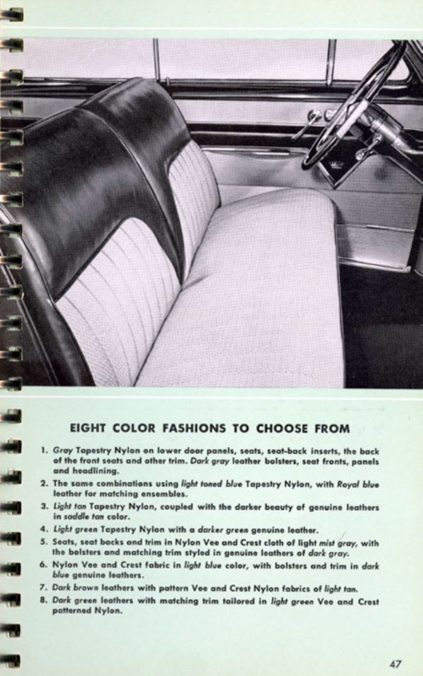 1953 Cadillac Salesmans Data Book Page 161